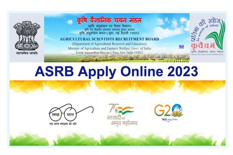 ASRB Recruitment 2023 Online Form For 368 Scientist Vacancies All