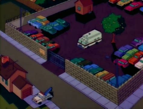 Shelbyville Car Impound Lot Wikisimpsons The Simpsons Wiki