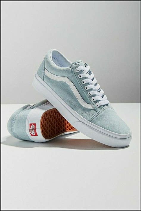 Light Blue Vans Sneakers Fashion Womens Sneakers Vans Shoes