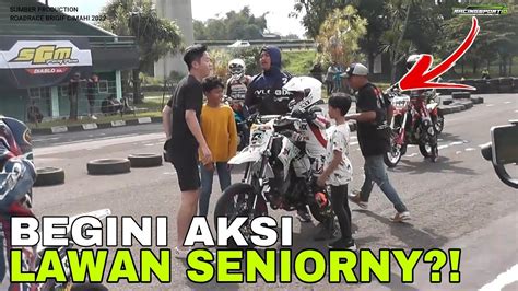 Bocah Ajaib M Athar Jadi Sorotan Saat Musuh Seniorny Supermoto Cc