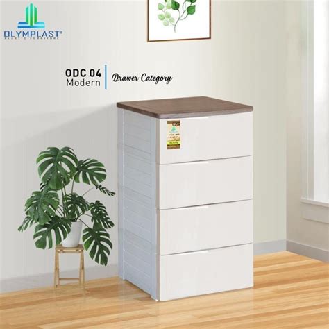 Jual Laci Olymplast Odc 04 M Lemari Laci Plastik Drawer Cabinet Susun 4