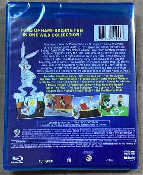 Looney Tunes Collector S Choice Volume 1 Blu Ray 1930 1969 Cartoons Warner 5 30 Ebay