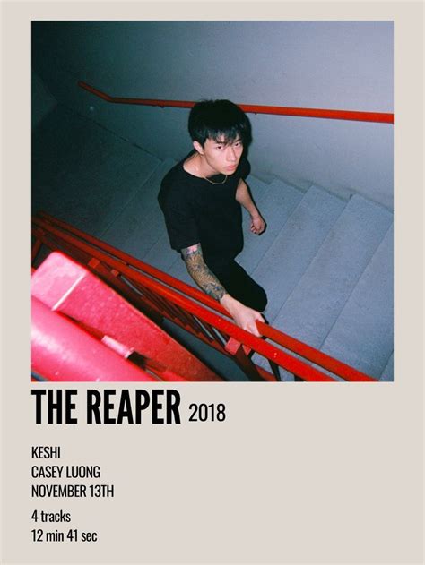 The Reaper Ep Keshi Keshi Music Poster Music Wall