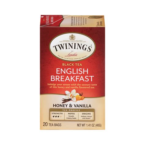 Twinings English Breakfast Honey Vanilla Tea Bags S Brits R U S