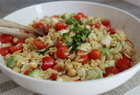 COOKING JULIA SALADE D AVOINES POIS CHICHES ET FETA