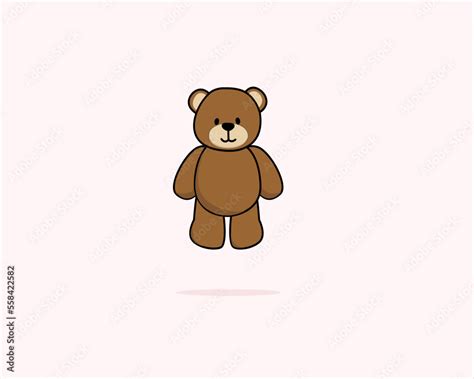 teddy bear cartoon Stock Vector | Adobe Stock