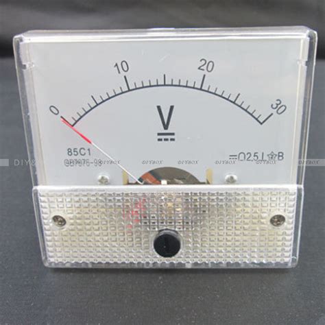 Dc 0 30v50v 0 5a10a Analog Panel Amp Meter Voltmeter Gauge 85c1 Gbt7676 98 Ebay