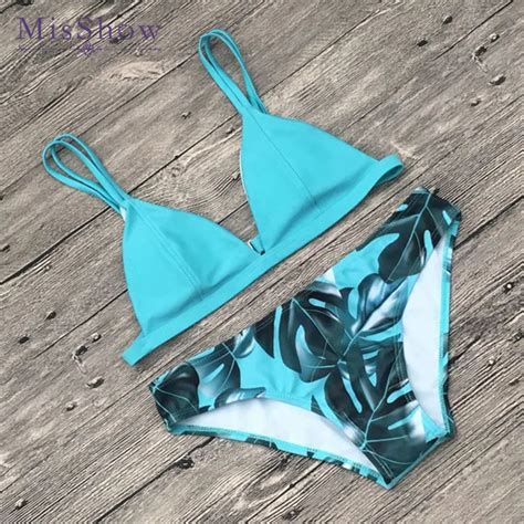 Misshow 2019 Bikini Sexy Brazilian Bikini Set Swimwear Women Swimsuit