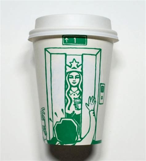 Starbucks Cup Art