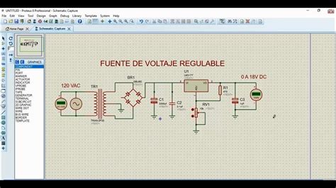 Fuente Regulable De Voltaje DC En Isis Proteus YouTube