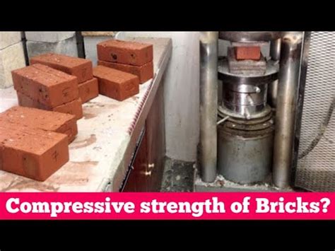 Compressive Strength Of Bricks Test On Bricks Digital Compression