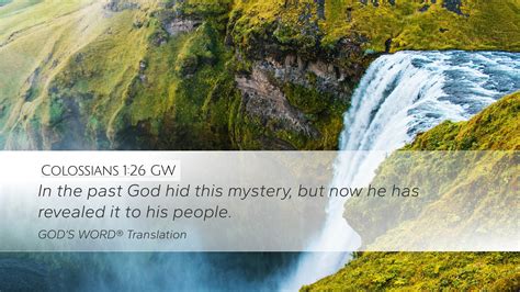 Colossians 126 Gw Desktop Wallpaper In The Past God Hid This Mystery