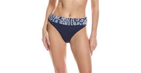 Tommy Bahama Playa Brava High Waist Sash Bikini Bottom In Blue Lyst UK
