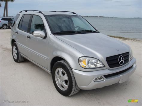 2002 Brilliant Silver Metallic Mercedes Benz ML 320 4Matic 89242998