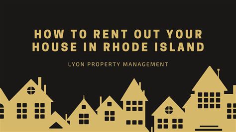 Tips For Renting Out Your Rhode Island Home