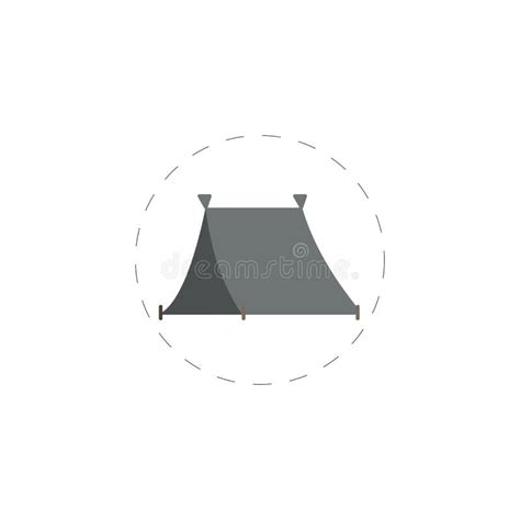 Camping Tienda Icono Tienda Simple Aislado Icono Stock De Ilustraci N