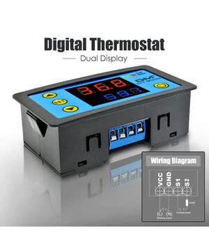 Skaitmeninis Termostatas Temperat Ros Reguliatorius W C