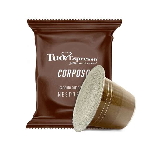 100 capsule CORPOSO compatibile Nespresso Cialde capsule caffè Tuo