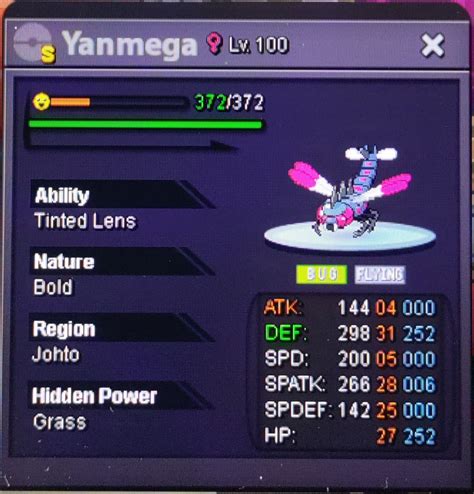 Shiny Yanmega , 4x25+ IVs - Shiny and Special Pokémon - Cross Server ...