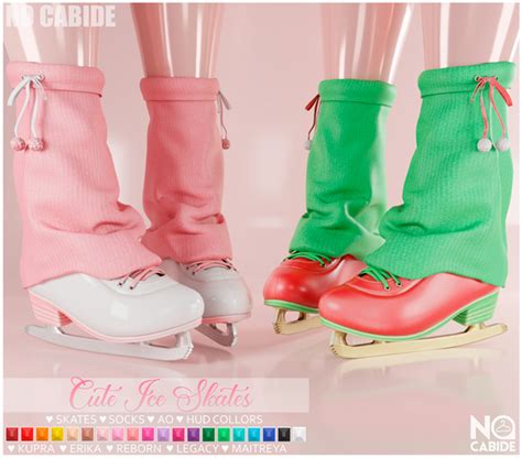 Second Life Marketplace No Cabide Cute Ice Skates [hud]