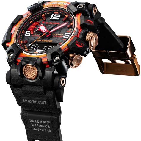 Casio G Shock Master Of G Mudmaster Flare Red 40th Anniversary Limited