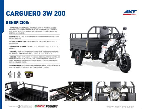 CARGUERO 3W 200 AKT Motos Ibagué