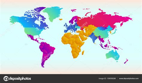 Continentes Del Mundo Mapa Planisferio Angelz Of Love Images Images