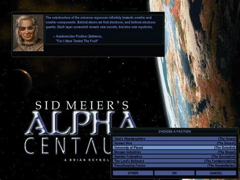 Sid Meier's Alpha Centauri Screenshots for Windows - MobyGames