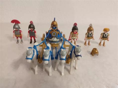 PLAYMOBIL RÖMER FIGUREN Quadriga Streitwagen Centurio Legionär EUR 30