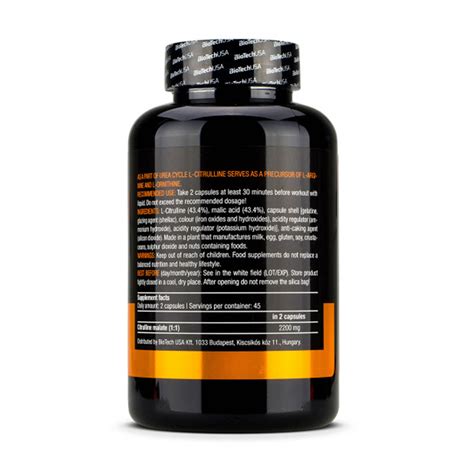 Citrulline Malate Biotech USA 90 Capsule