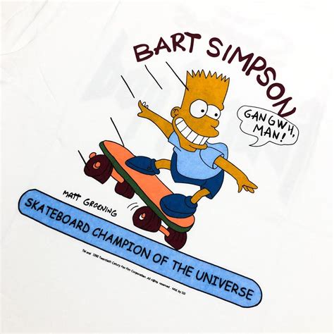 Fear of God Fourth Collection Bart Simpson, Men's Fashion, Tops & Sets ...