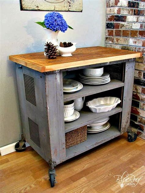 20 Rustic Portable Kitchen Island