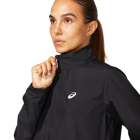 Chaqueta Asics Silver Jacket Femenino Negro New Asics Colombia