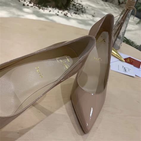 Replica Christian Louboutin Nude Patent Pigalle Plato Mm Pumps