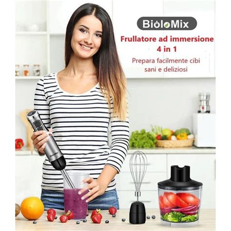 Frullatore Ad Immersione In Biolomix Foto Hand Blender