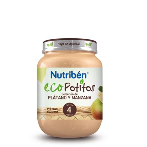 Ecopotitos Nutrib N Selection Of Banana And Apple Jar Nutriben