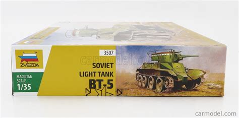 ZVEZDA 3507 Masstab: 1/35 | TANK BT-5 SOVIET LIGHT TANK MILITARY 1945