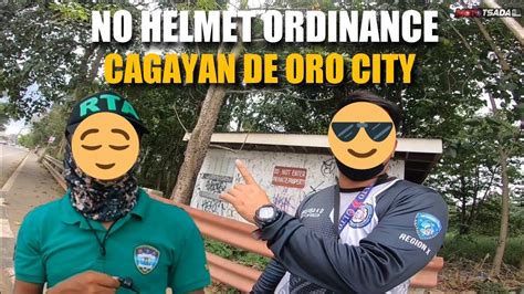 NO HELMET ORDINANCE CAGAYAN DE ORO LTO AND RTA YouTube