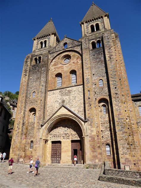 Conques Aveyron Francia Abad A Fachada Santiago Abella Flickr