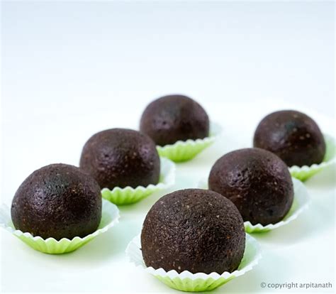 Chocolate Ladoo Dessert Recipes Food Indian