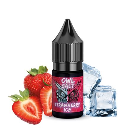 Strawberry Ice Liquid E Zigarette Nikotinsalzliquid Ml Owl Sal