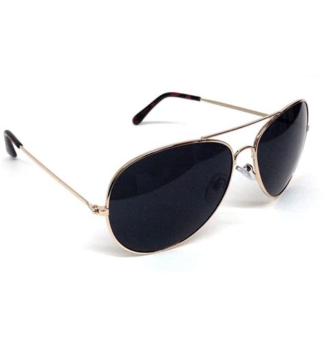 Ultra Light Polarized Rectangular Aviator Sunglasses Model 749 - Black ...