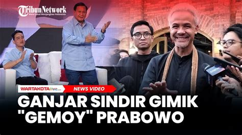 Ganjar Sindir Gimik Gemoy Prabowo Gibran Sebut Tidak Mau Giring Anak