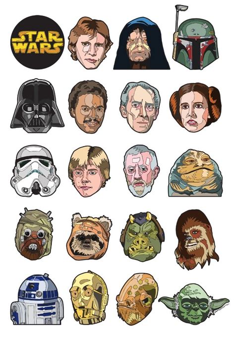 Imágenes personajes de Star Wars Star wars Dragon ball painting Stars