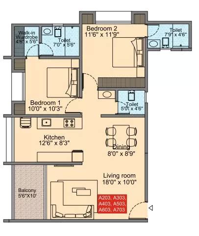 Krishna Sai Mangalam Spine Road Bhk Flat Floor Plan