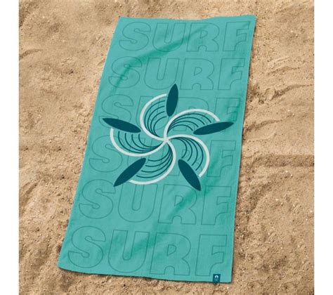 Drap De Plage Imprimé 100 Coton Paris 2024 Jeux Olympiques Surf