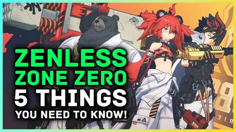 Zenless Zone Zero 5 Things You Need To Know About This New 3d Anime