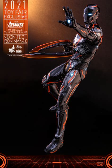 Hot Toys MMS D Avengers Infinity War Neon Tech Iron Man Hot Toys Complete Checklist