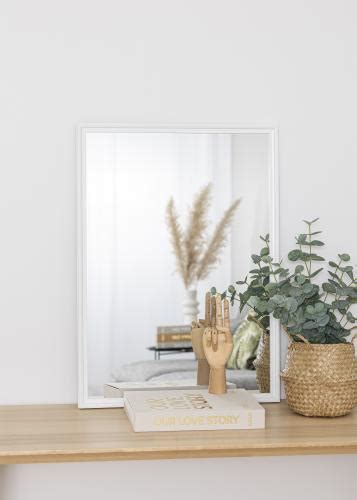 Buy Mirror Abisko White 50x70 Cm Here BGAFRAMES EU