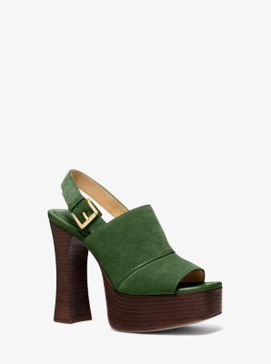 Rye Suede Platform Sandal Michael Kors